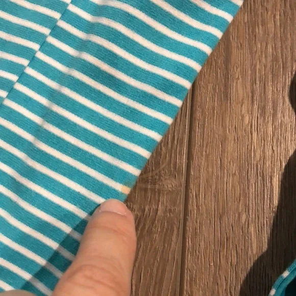 TALBOTS Cotton Blend Striped Blazer Jacket - Picture 7 of 11